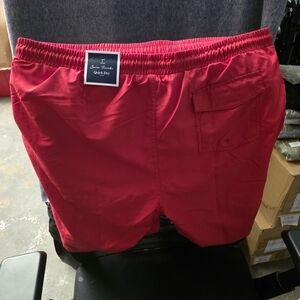 Club Room Bold Red Swim Trunks